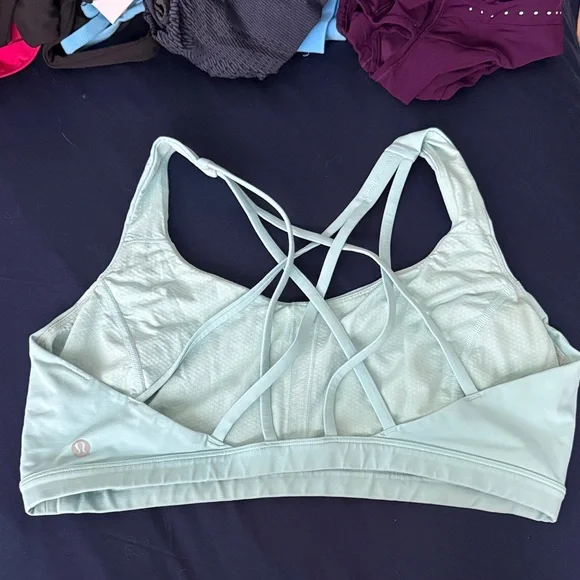 Lululemon Athletica Mint Sports Bra - Picture 2 of 2